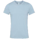  B&C crew neck T-shirt X-long Light Blue