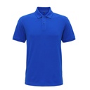  Mens super smooth knit polo - Bright Blue