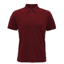  Mens super smooth knit polo -Burgundy