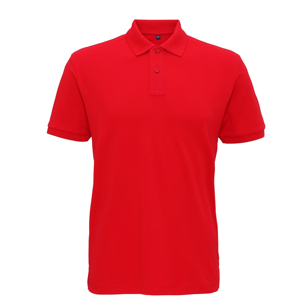  Mens super smooth knit polo - Cherry Red