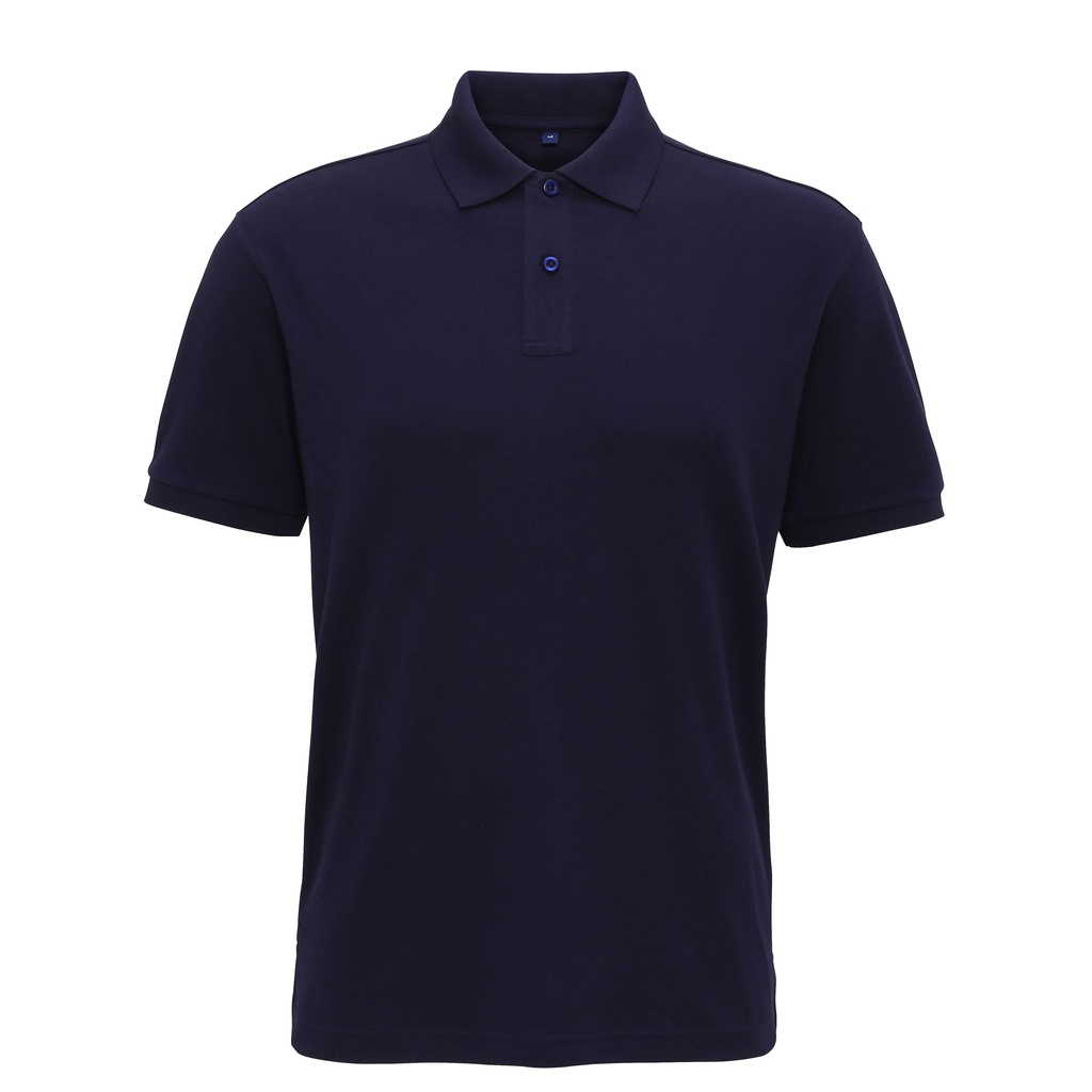  Mens super smooth knit polo- Navy