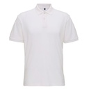  Mens super smooth knit polo - White