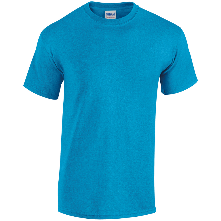 Gildan Heavy Duty Cotton T-shirt - Heather Sapphire