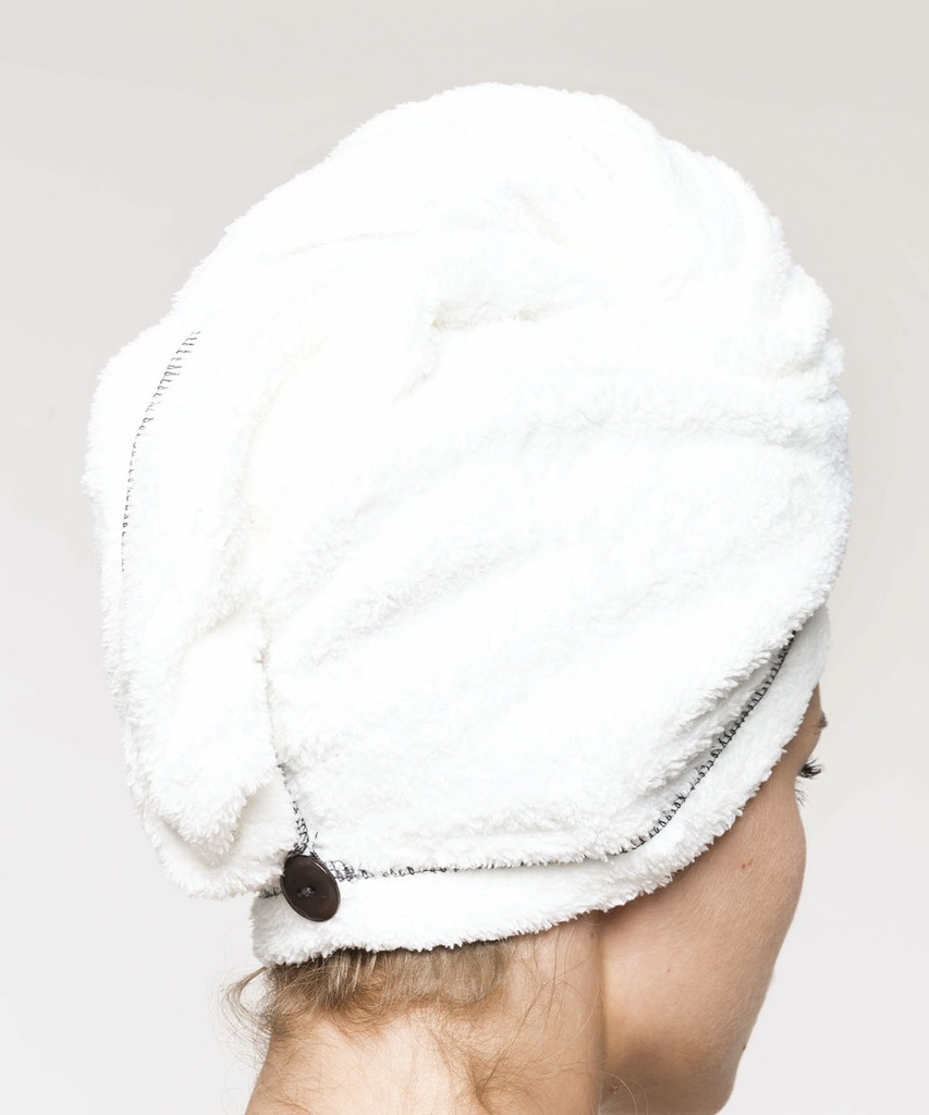 Ultra-soft microfibre hair towel