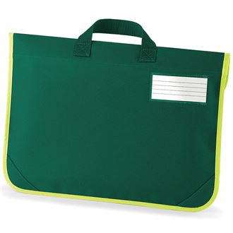 Green Enhanced-viz book bag