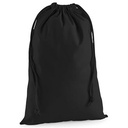 Black Premium Cotton stuff bag