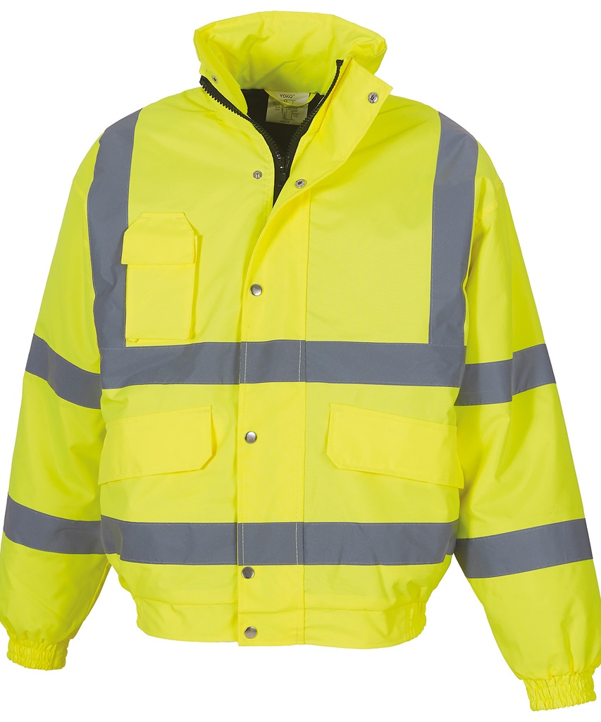 Hi-vis classic bomber jacket YELLOW (HVP211) WKO43