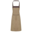 Espresso bib apron - khaki-tan