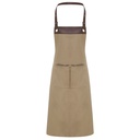 Espresso bib apron - khaki-tan