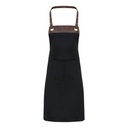 Espresso bib apron - black-brown