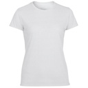 White Women's performance T-shirt -GILDAN