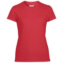 Red Women's performance T-shirt -GILDAN