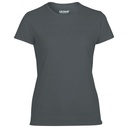 Charcoal Women's performance T-shirt -GILDAN