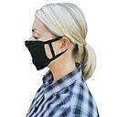 Washable 2-ply Face Cover (Black) Anti Microbial