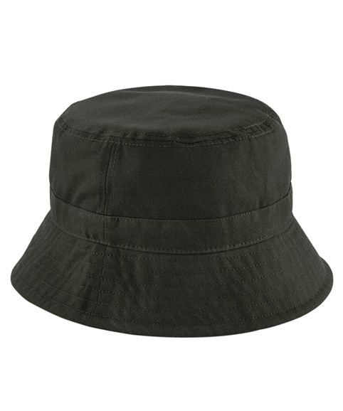 Waxed Bucket Hat (Dark Olive)