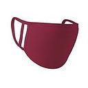 Washable 2-ply face covering  Antimicrobial finish (Burgundy)