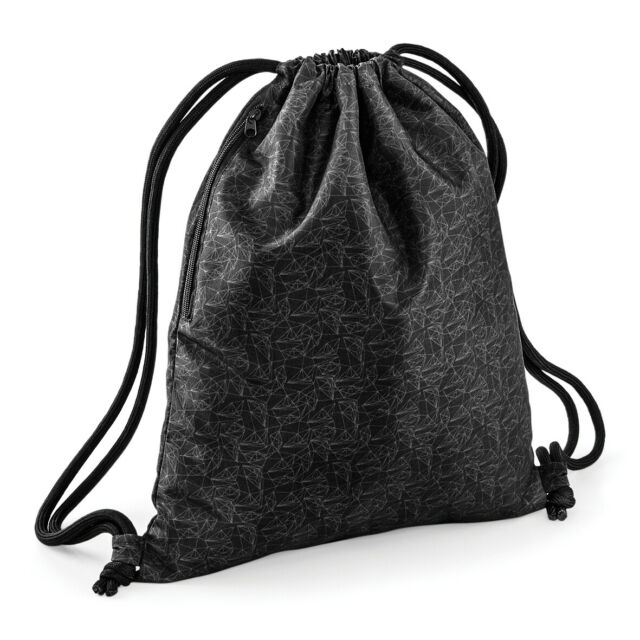 Graphic Gymsac - Black Geometric