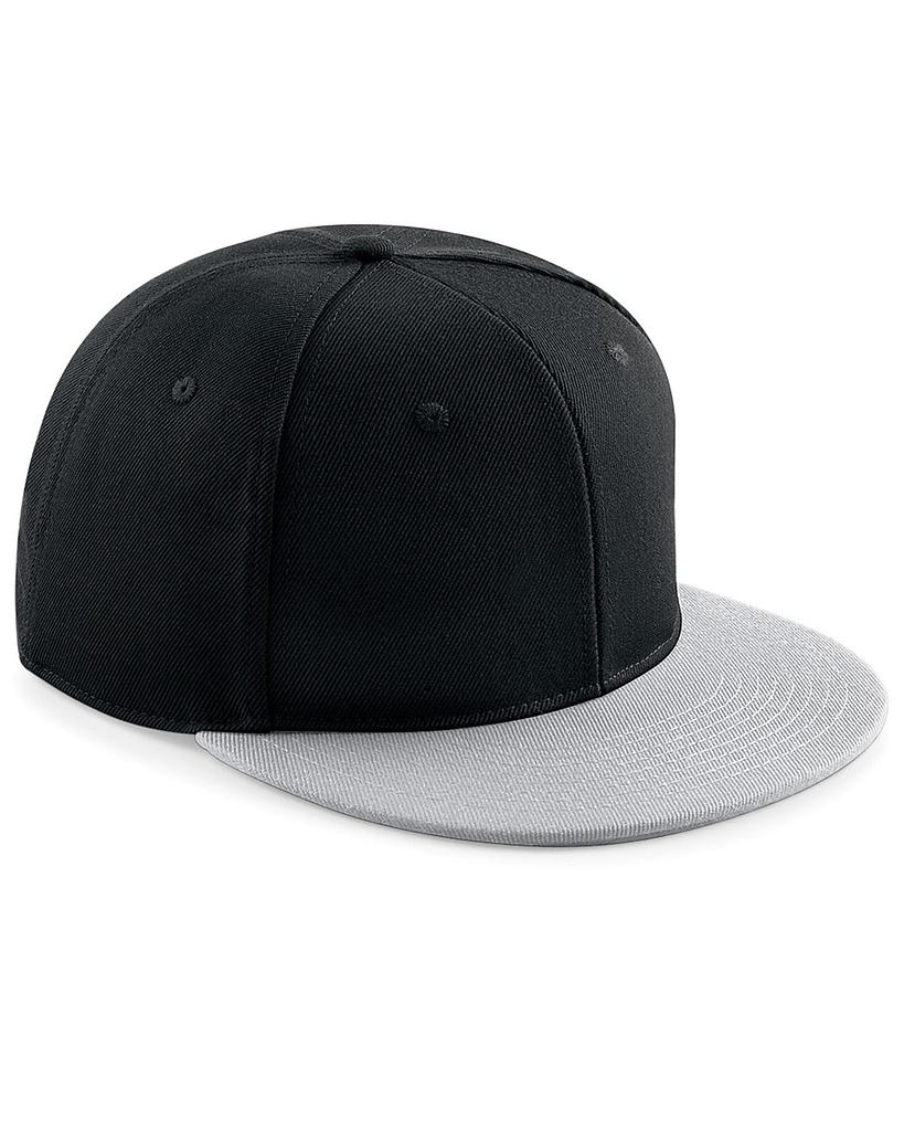 Junior Signature 6-panel contrast snap back Black/Grey