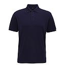 Mens super smooth knit polo Black