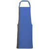 Sapphire/Grey Contrast Bib apron