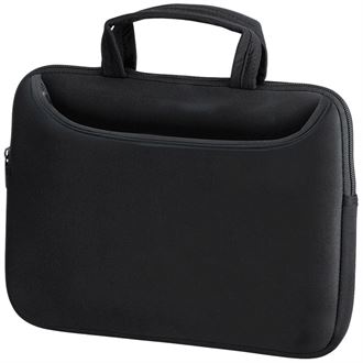 Black Neoprene laptop shuttle -Small