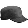 Graphite Melton wool army cap