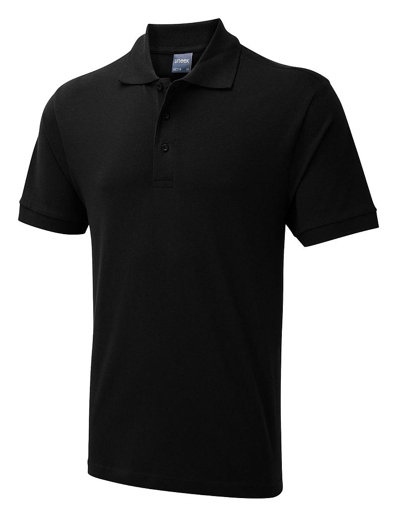 Men's Ultra Cotton Poloshirt 180gsm Black WUC114