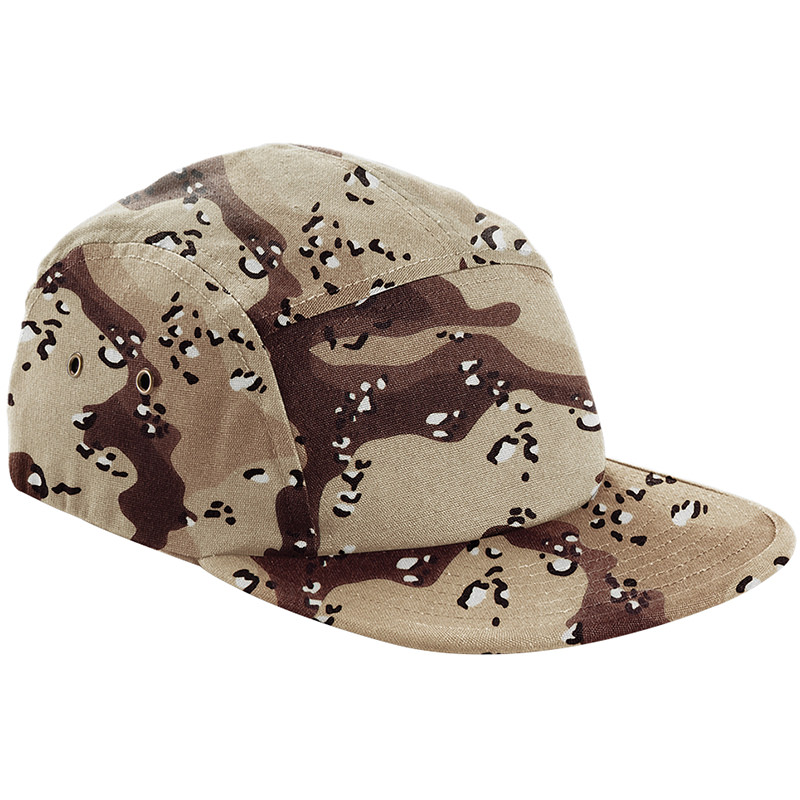 Desert Camo 5 panel cap