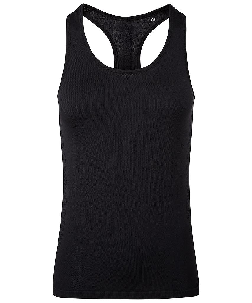 Women's TriDri® seamless '3D fit' multi-sport sculpt vest -Black TR209