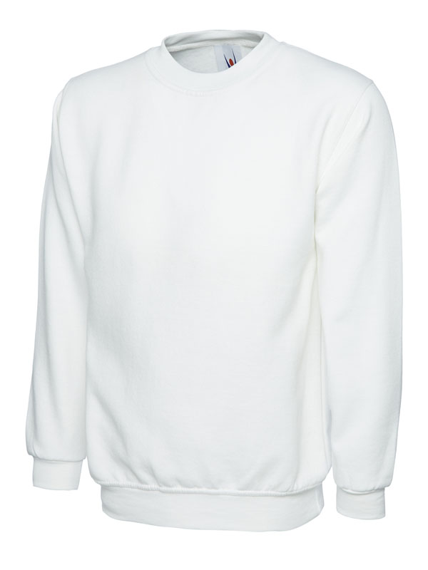 Classic Sweatshirt White WUC203