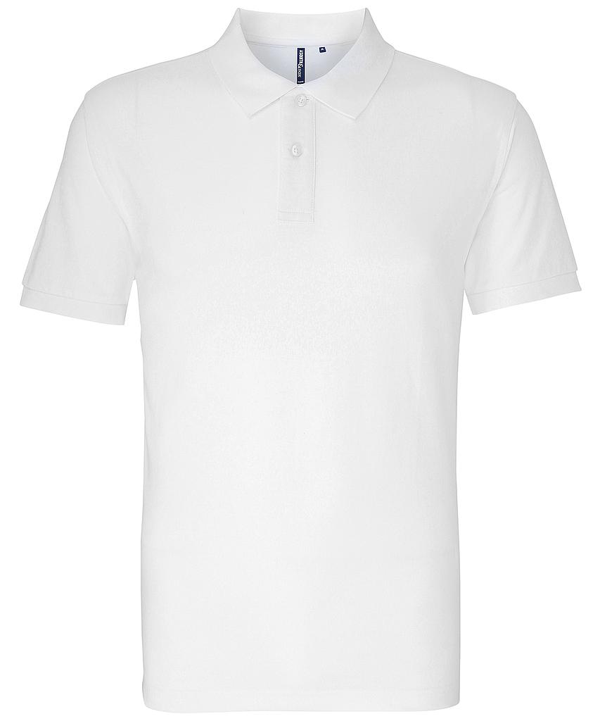 Mens Polo WAQ010 - White - Asquith and Fox