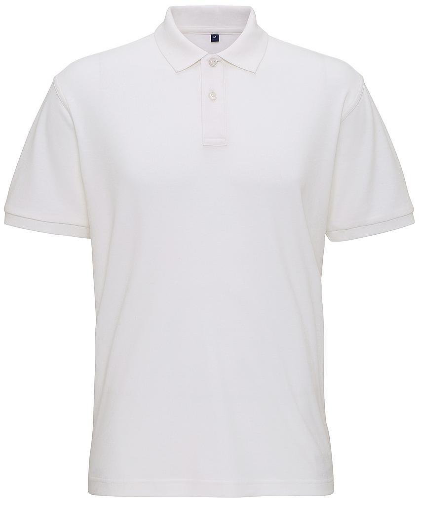 White Mens super smooth knit polo WAQ005