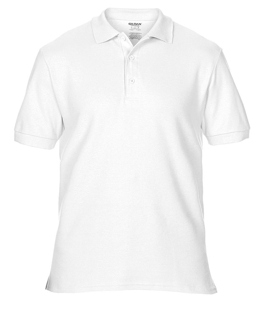 Premium Cotton® double piqué sport shirt White  WGD042