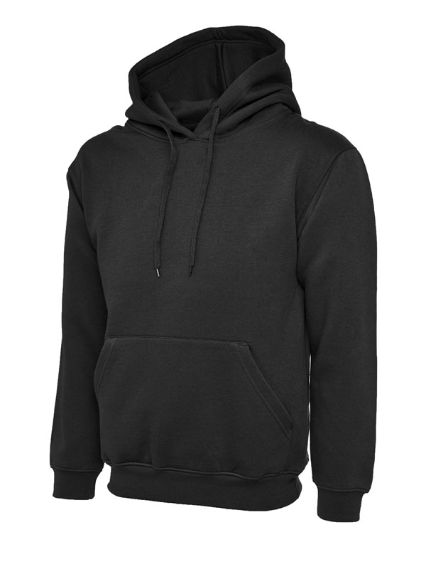 Classic Hooded Sweatshirt  Black - WUC502