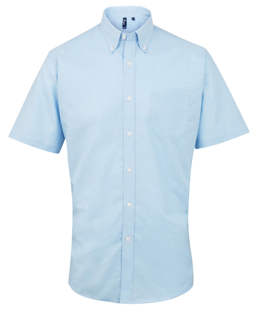 Signature Oxford short sleeve shirt Light Blue PR236