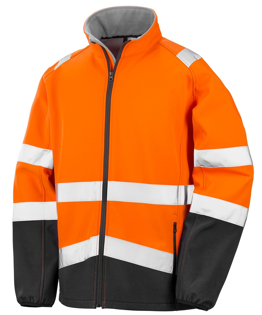 Printable safety softshell jacket Orange WR450x