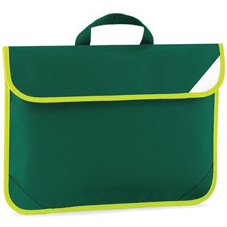 Green Enhanced-viz book bag