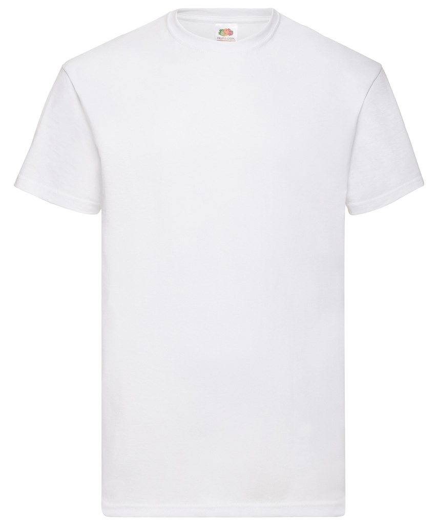 White value tee Fruit of the Loom WSS030