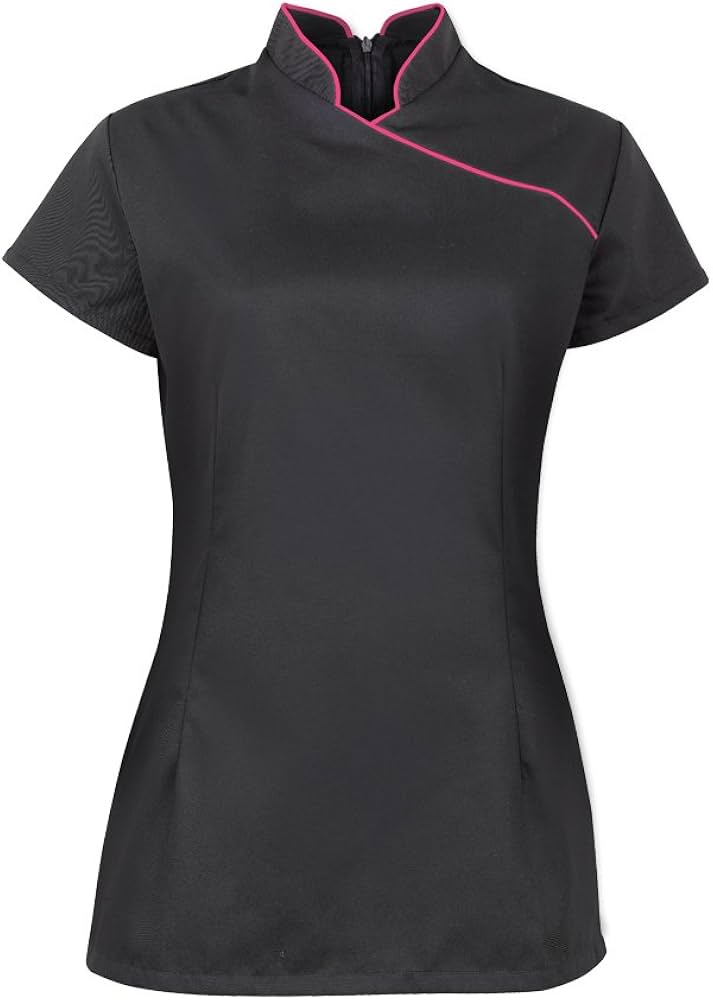 Women's stand collar beauty tunic (WNF977BP) 84cms