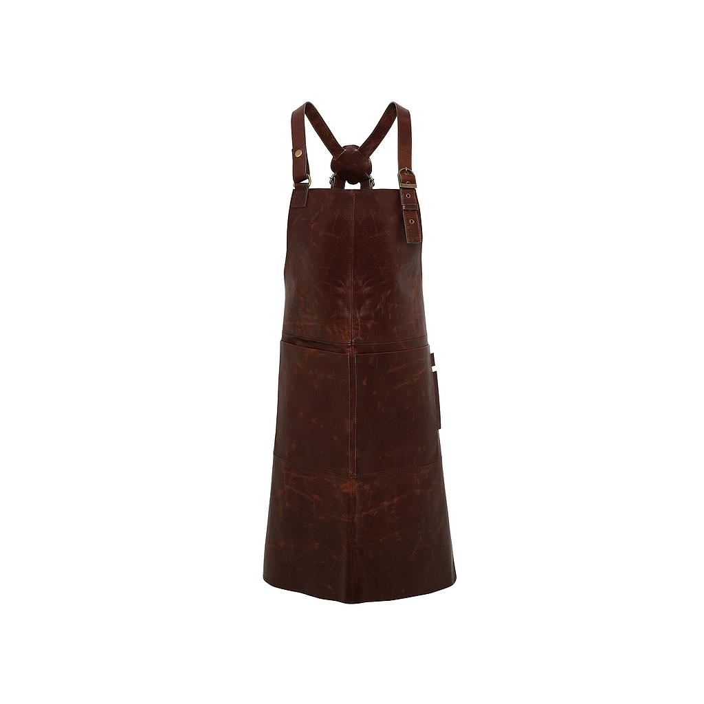 Real leather Artisan bib apron