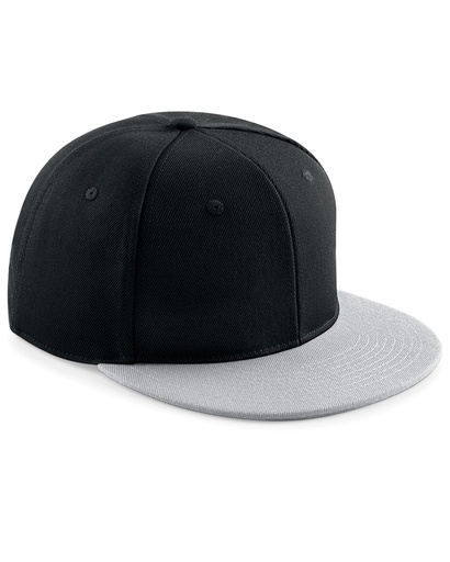 [B866C-Black Grey] Junior Signature 6-panel contrast snap back Black/Grey