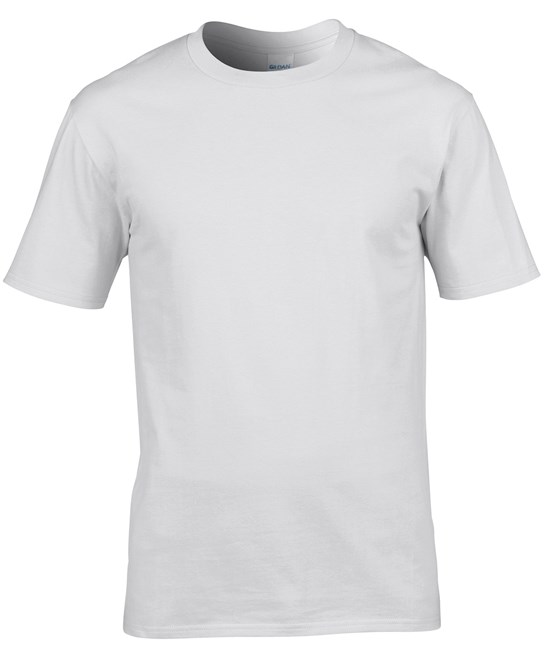 White Premium cotton t-shirt - Gildan - GD008