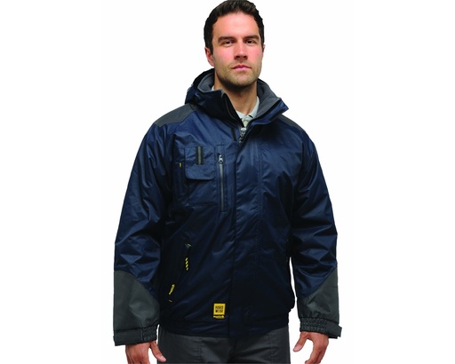 [XRB-trw438] Mens Hardwear Hooded Steel Jacket by Regatta Sml TRW438