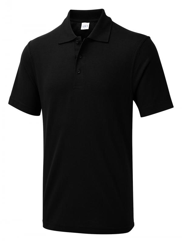 Choice Polo shirt 180gsm 60deg wash Black WUX01