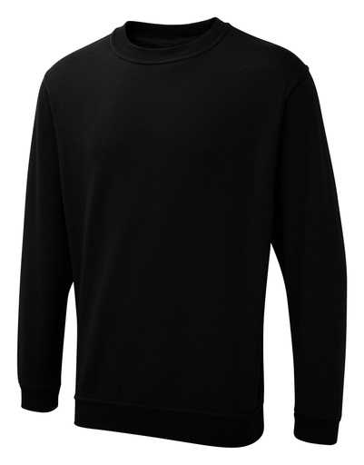 Sweatshirt 280Gsm Black  WUX03