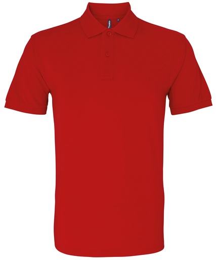 Mens Polo WAQ010 - Cherry Red - Asquith and Fox