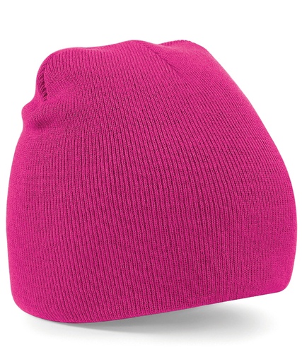 Two-tone pull-on beanie WBC044 Fuschia