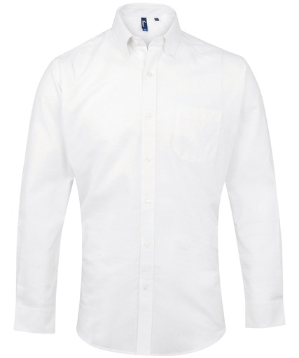 Signature Oxford long sleeve shirt White PR234