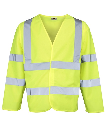 High visibility motorway coat Yellow WHV075