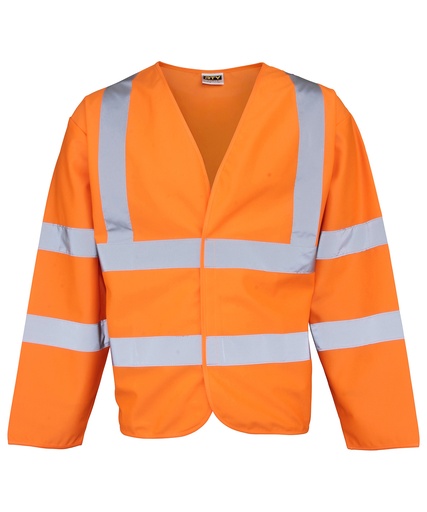 High visibility motorway coat Orange WHV075